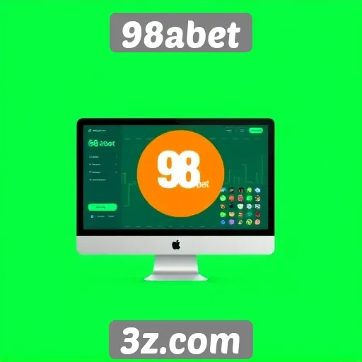 Visualização da interface e usabilidade do 98abet