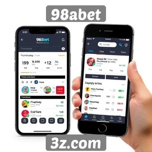 Experiência do usuário em dispositivos móveis no 98abet