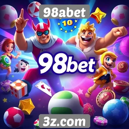 Variedade de jogos disponíveis no 98abet